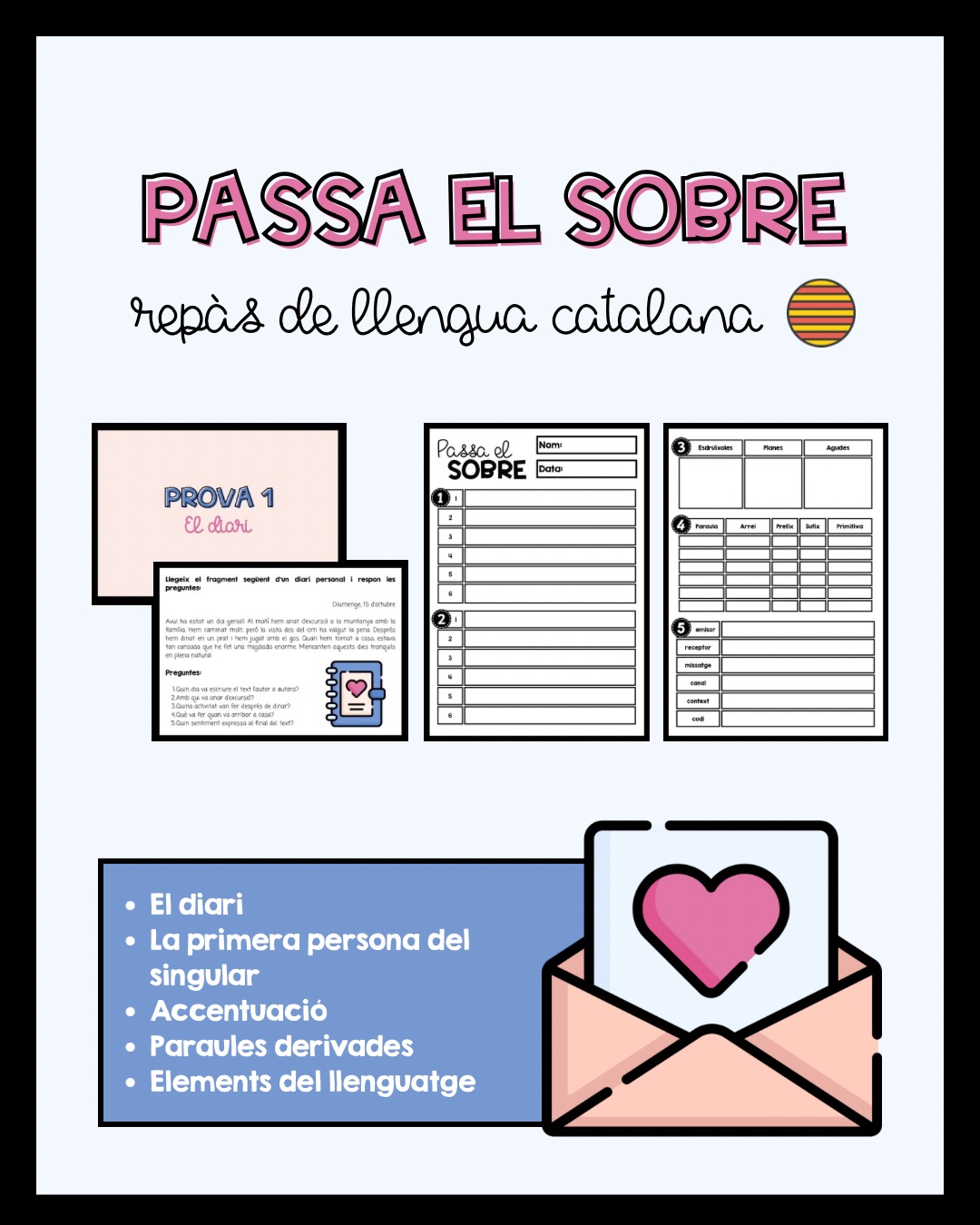 Passa el sobre: repàs de català