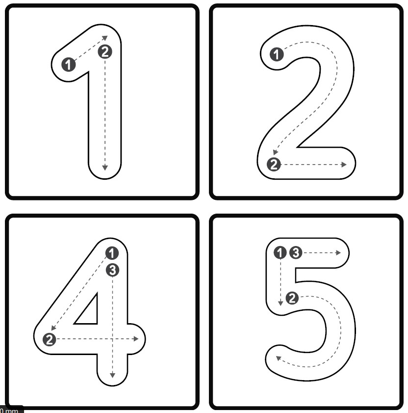 Tarjetas con números ABN