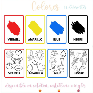 Clauer de colors i vocabulari