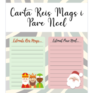 Carta Reis Mags i Pare Noel