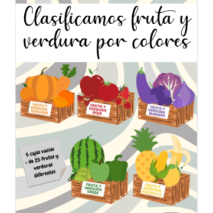 Clasificamos fruta y verdura por colores
