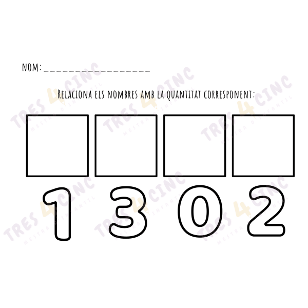 FITXES GRAFISME NOMBRES