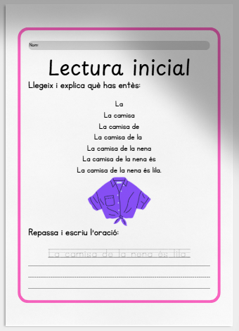 Lectura inicial