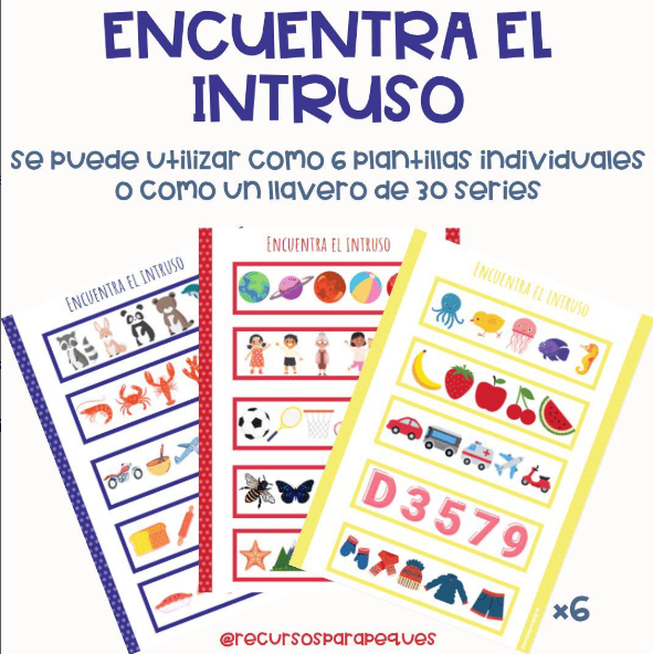 Encuentra el intruso