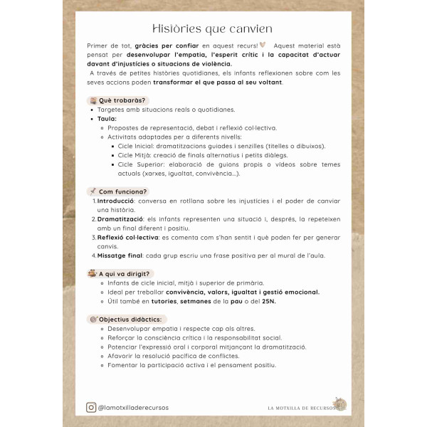 RECURS 25N - Històries que canvien