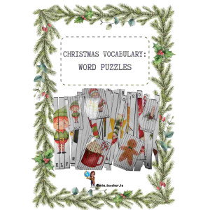 Christmas vocabulary: word puzzles