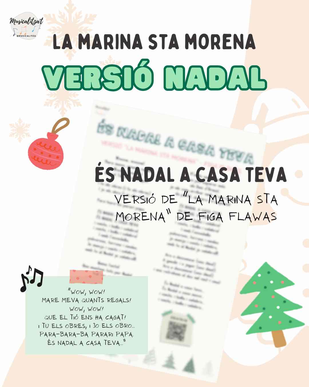 Nadala LA MARINA STA MORENA versionada