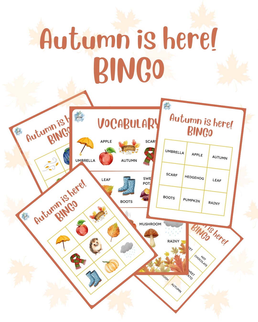 BINGO - AUTUMN IS HERE!
