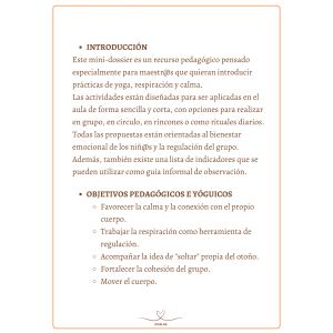 8 PROPUESTAS YÓGUICAS DE OTOÑO PARA EL AULA