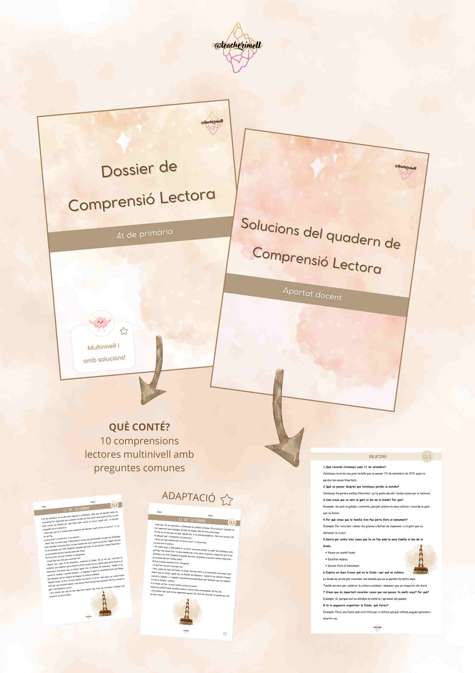 DOSSIER COMPRENSIÓ LECTORA MULTINIVELL - 4t de primària