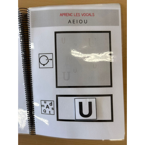 Aprenc les vocals TEACCH