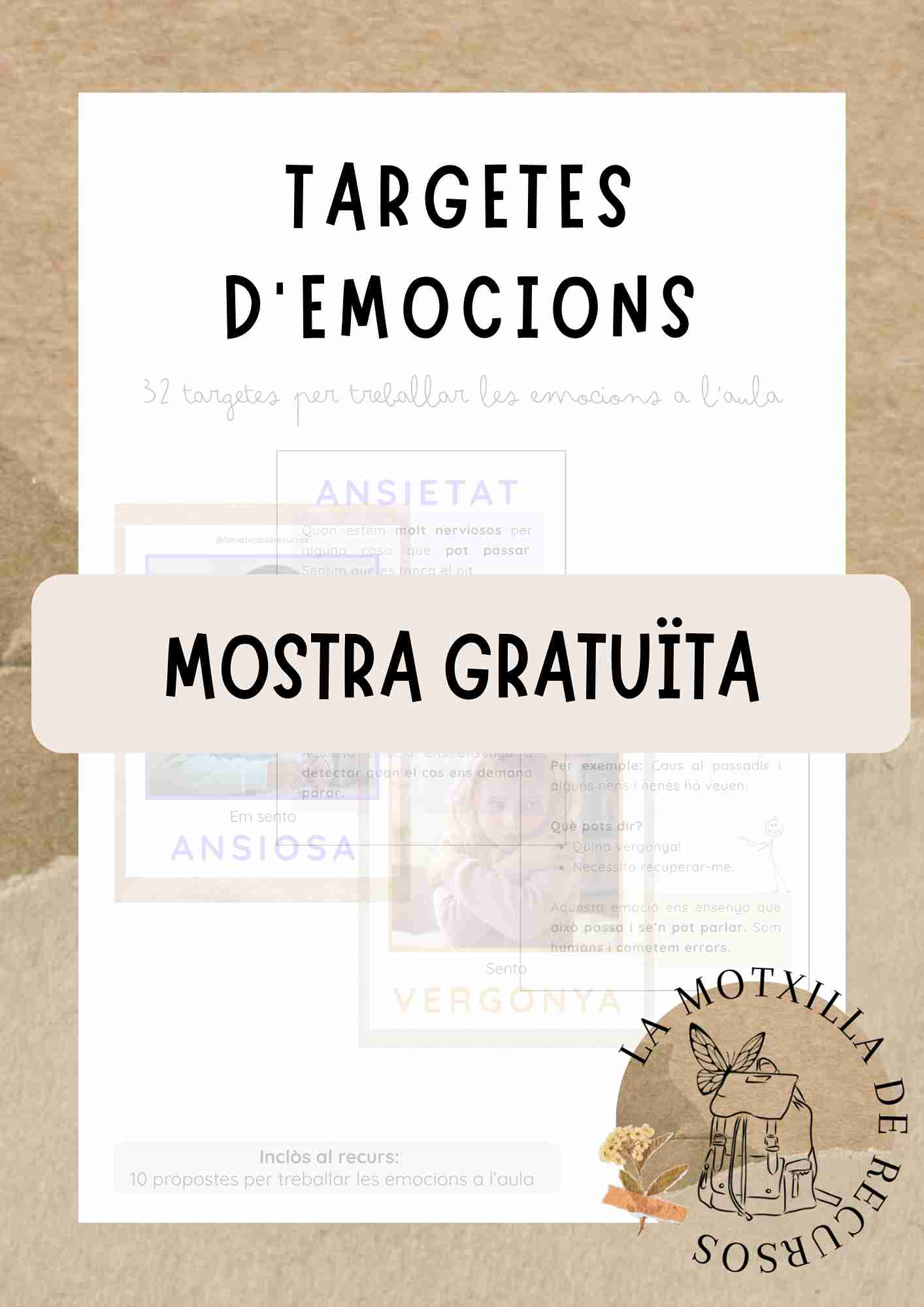 MOSTRA. 32 targetes per treballar les emocions a l’aula