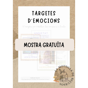MOSTRA. 32 targetes per treballar les emocions a l’aula