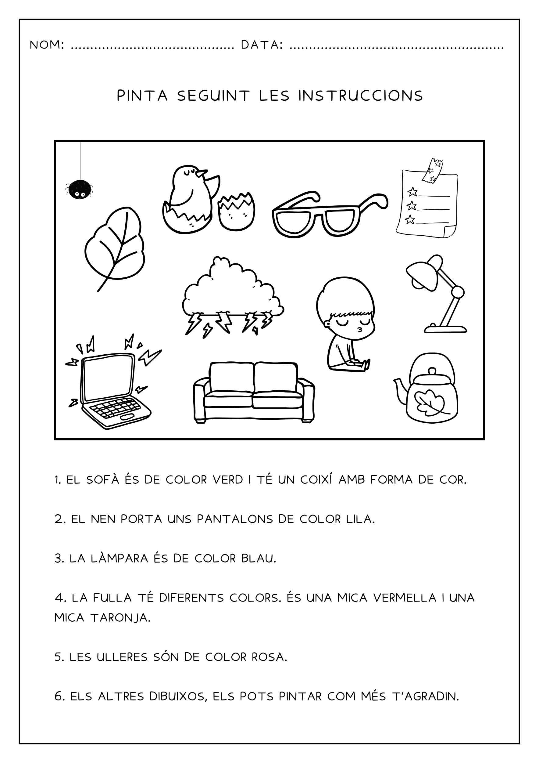 PINTA SEGUINT LES INSTRUCCIONS