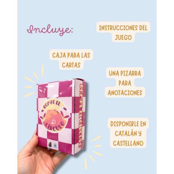 ROMPE EL CÍRCULO - Juego de Cartas 25N (Castellano y Catalán)
