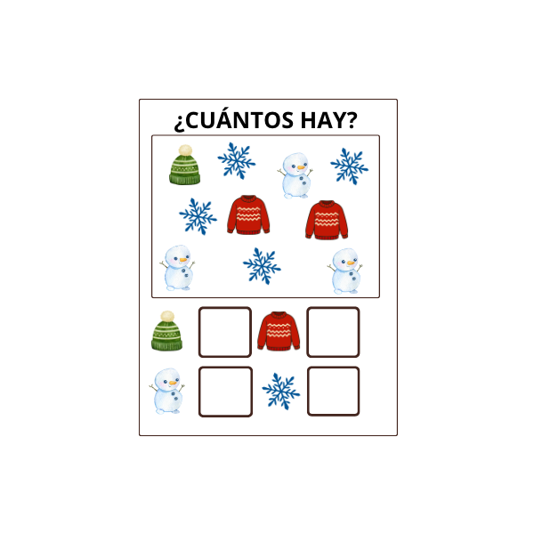 ¿Cuántos hay? Invierno