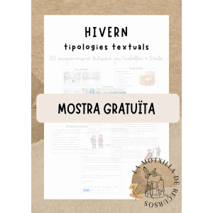 MOSTRA. HIVERN - CL. Tipologies textuals