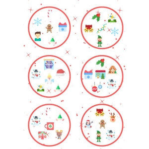 DOBBLE CHRISTMAS, DOBBLE NAVIDAD, DOBBLE NADAL