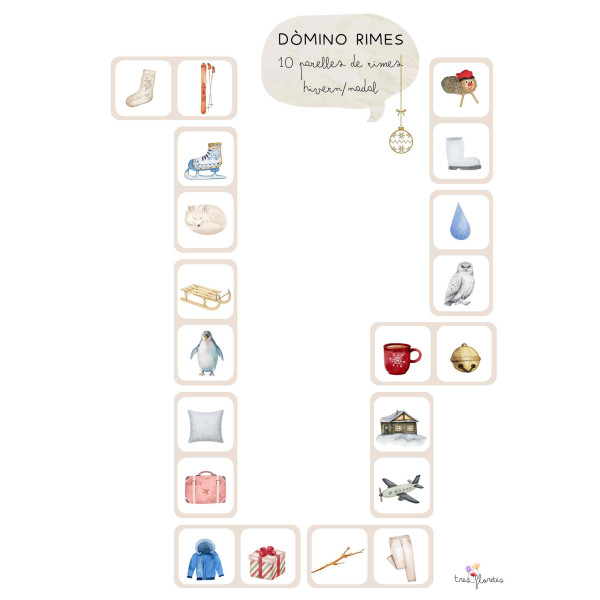 Domino rimes hivern-nadal