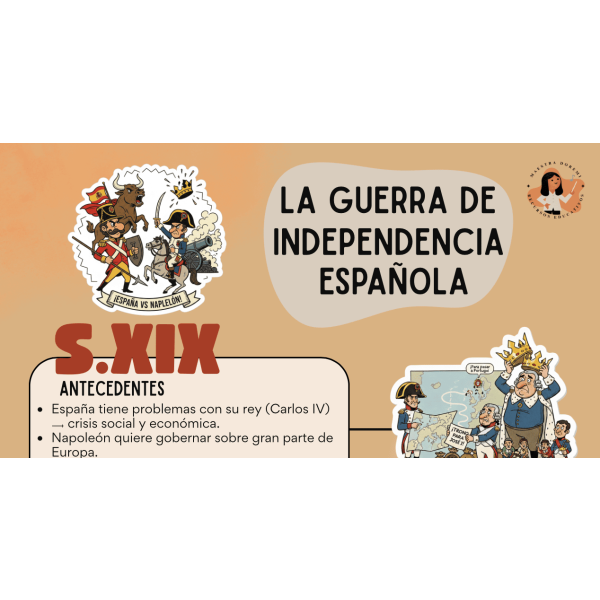 FICHA RESUMEN: GUERRA DE INDEPENDENCIA ESPAÑOLA