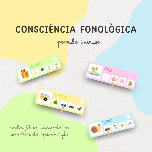 CONSCIÈNCIA FONOLÒGICA: PARAULA INTRUSA