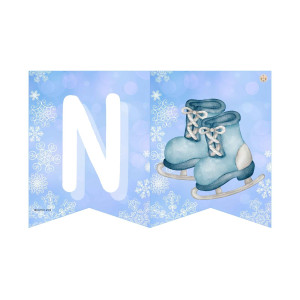 BANDEROLES DECORATIVES HIVERN