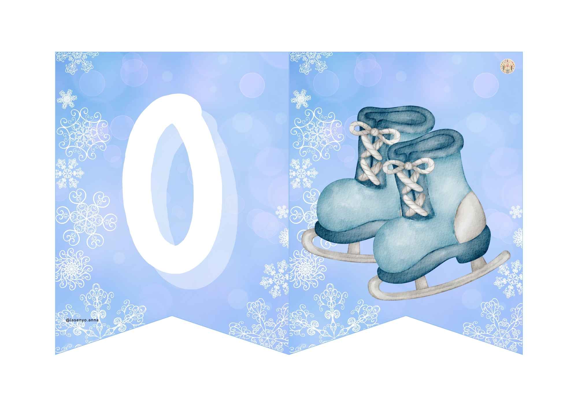 BANDERINES DECORATIVOS INVIERNO