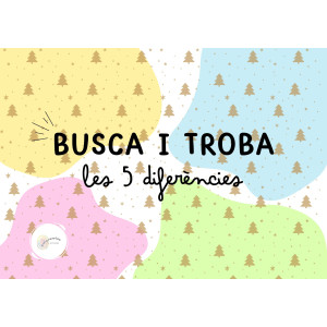 BUSCA I TROBA NADAL: Troba les 5 diferències