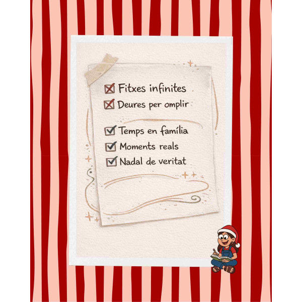 👉 Deures de Nadal: menys fitxes, més moments.
