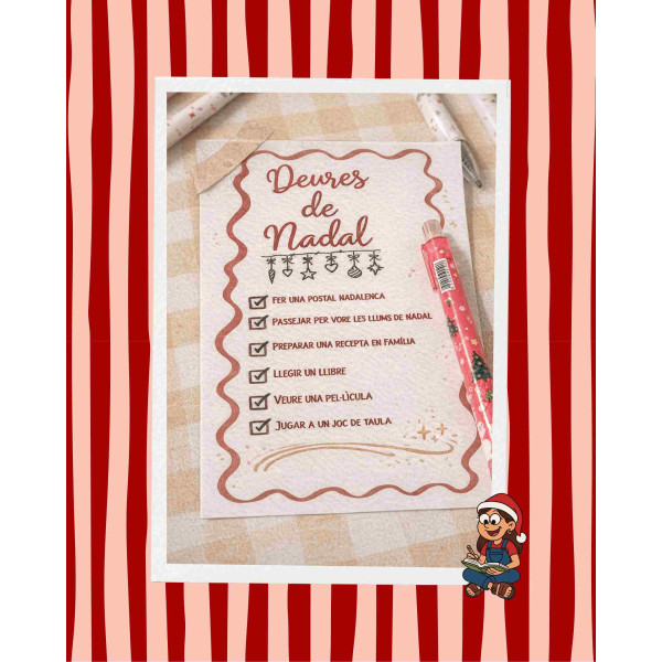 👉 Deures de Nadal: menys fitxes, més moments.