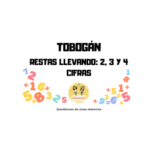 Tobogán: resta llevando de 2, 3 y 4 cifras