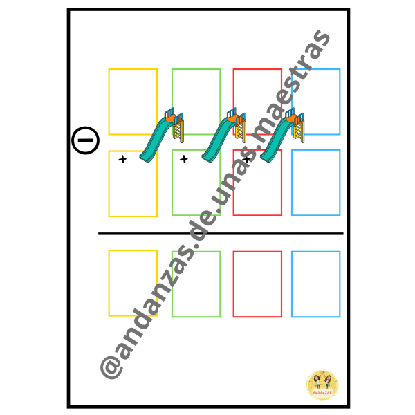 Tobogán: resta llevando de 2, 3 y 4 cifras