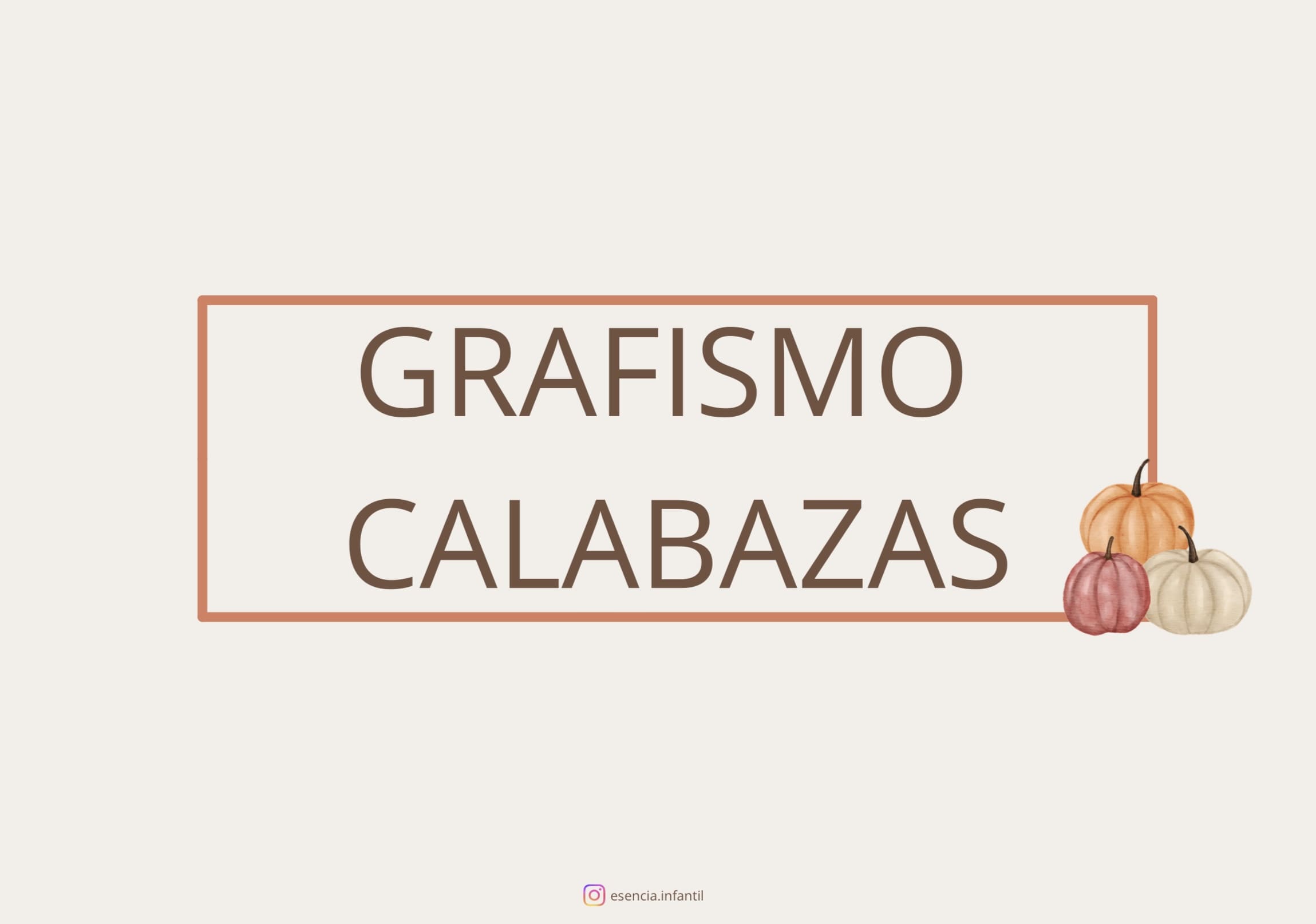 CALABAZAS CON GRAFISMO