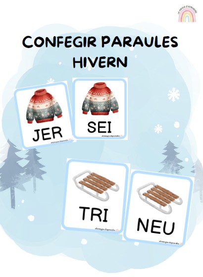 Confegir paraules hivern