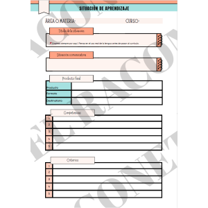 Pack para diseñar Situaciones de Aprendizaje