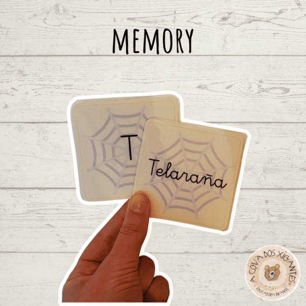 Juego de memoria del abecedario