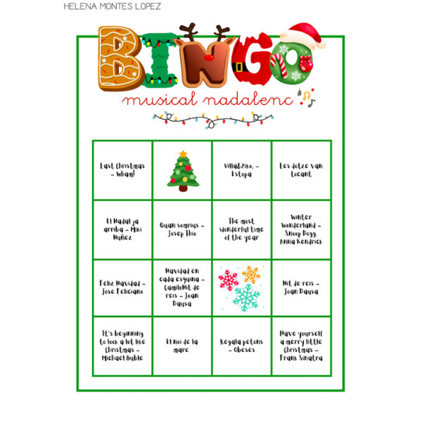 Bingo Musical Navidad