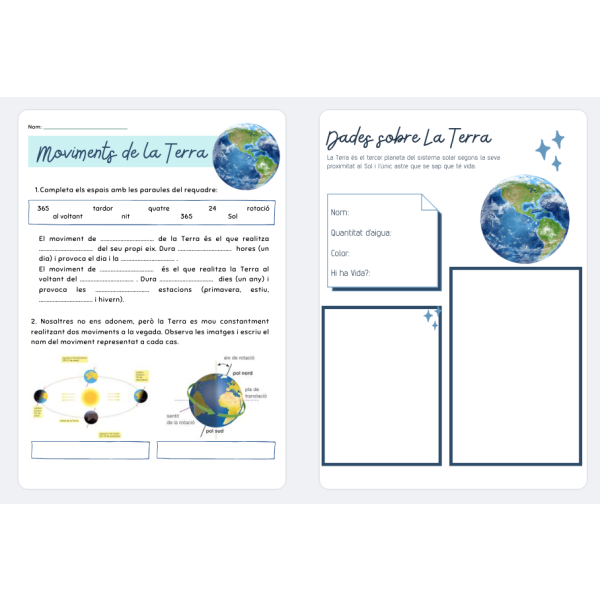 Pack de recursos Sistema Solar