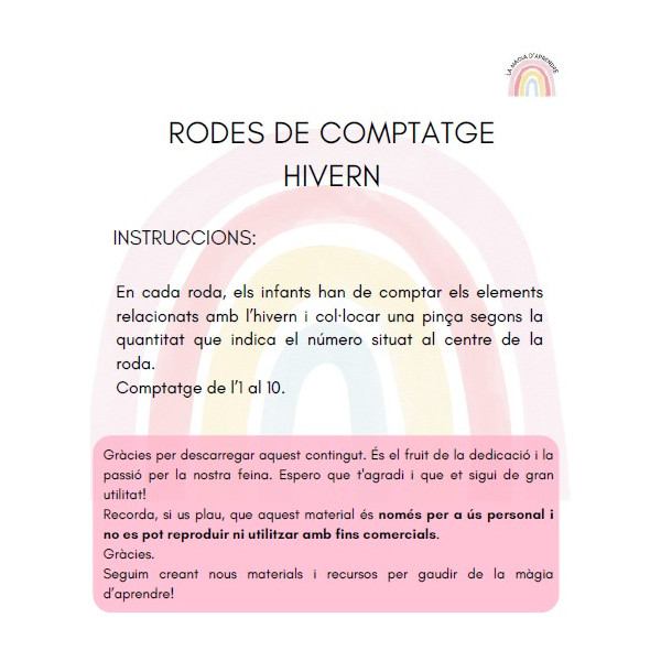 Rodes de comptatge de l'hivern