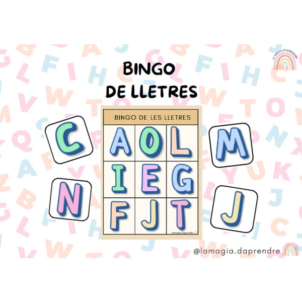 Joc del bingo: lletres