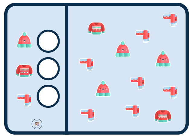 Tarjetas de conteo – Invierno