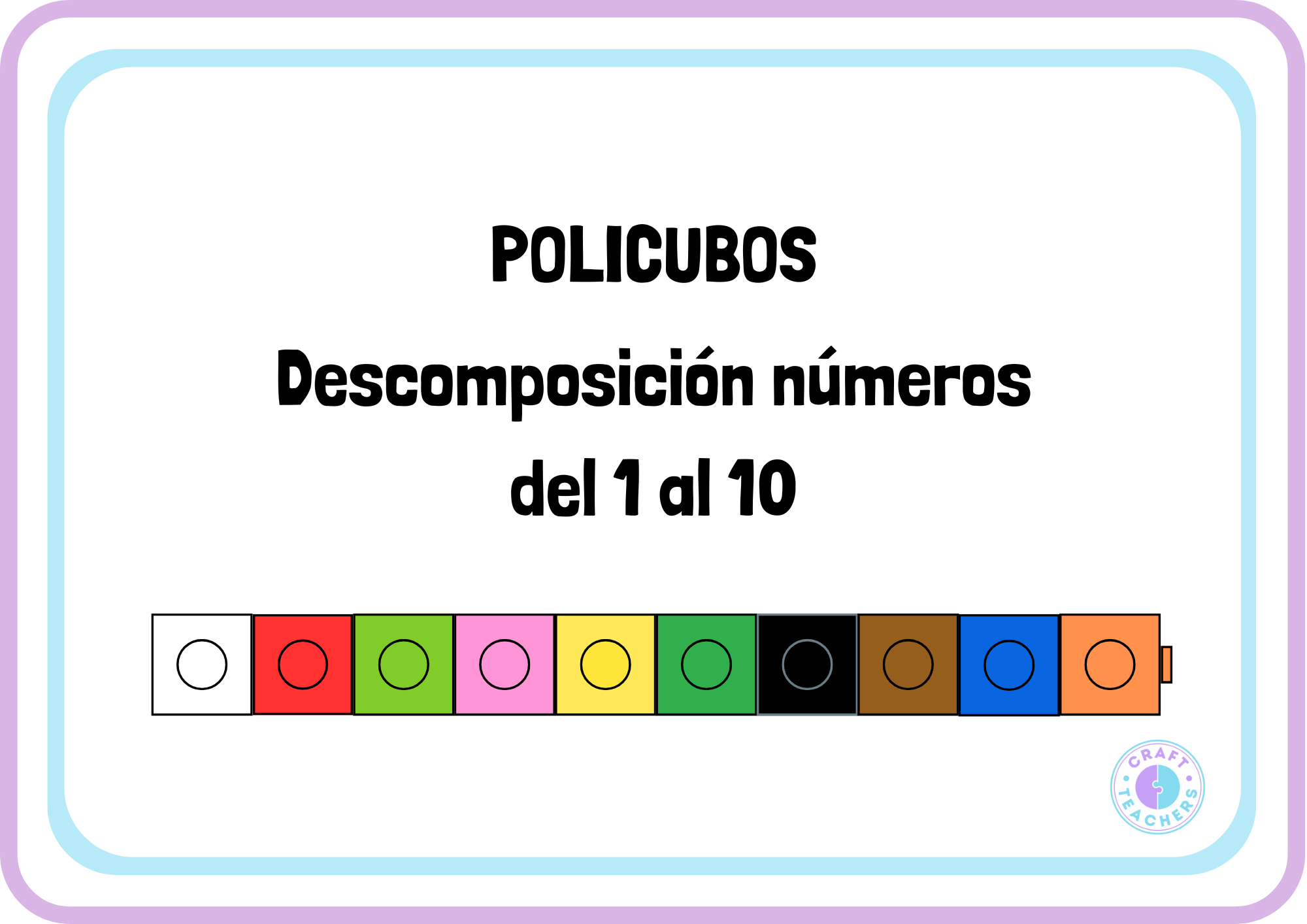 Policubos descomposición números