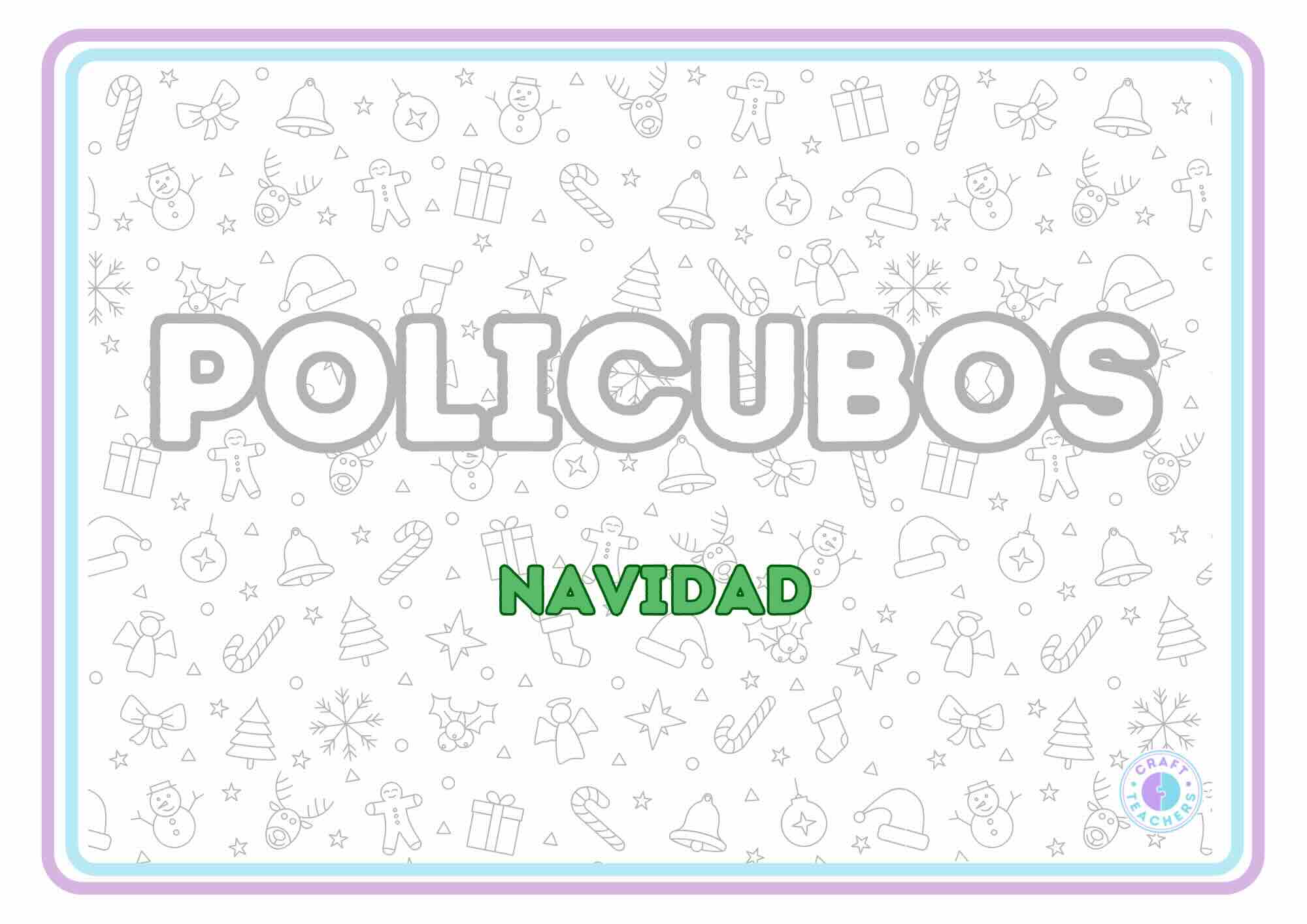 Policubos navidad