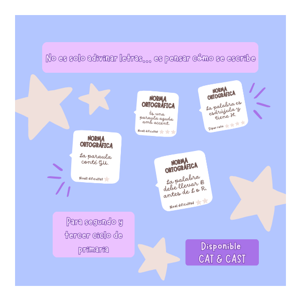 El ahorcado ortográfico (CAT & CAST)