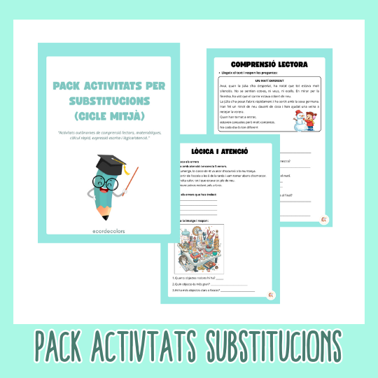 Pack de Substitucions – Cicle Mitjà