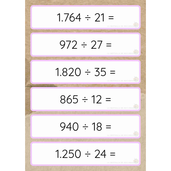 Racó matemàtic - 180 divisions autocorrectives