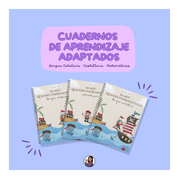 Cuadernos de aprendizaje adaptados (CAT - CAST - MAT)