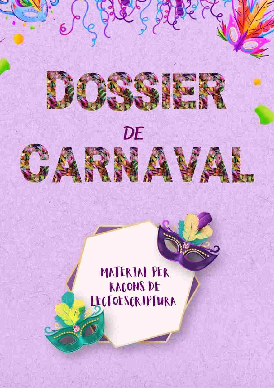 Dossier lectoescriptura carnaval