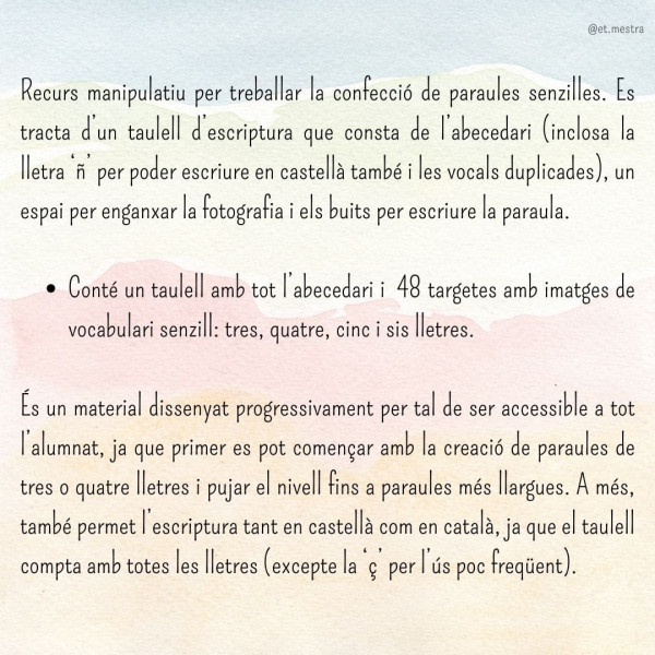 Taulell d'escriptura