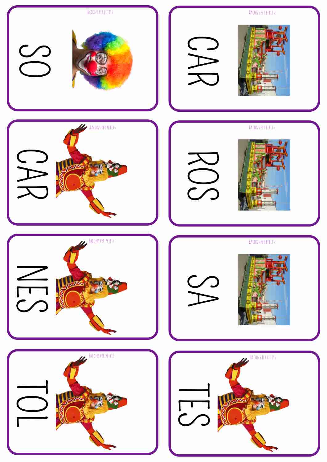 Síl·labes Carnaval